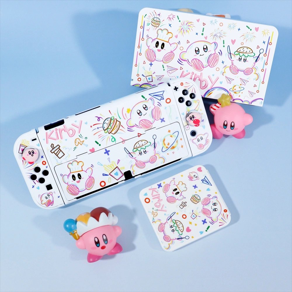 Cute Kirby Star Protective Case for Nintendo Switch OLED