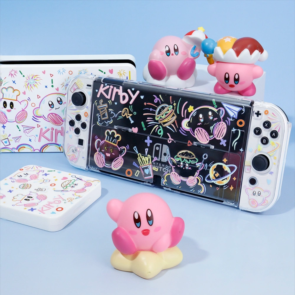 Cute Kirby Star Protective Case for Nintendo Switch OLED