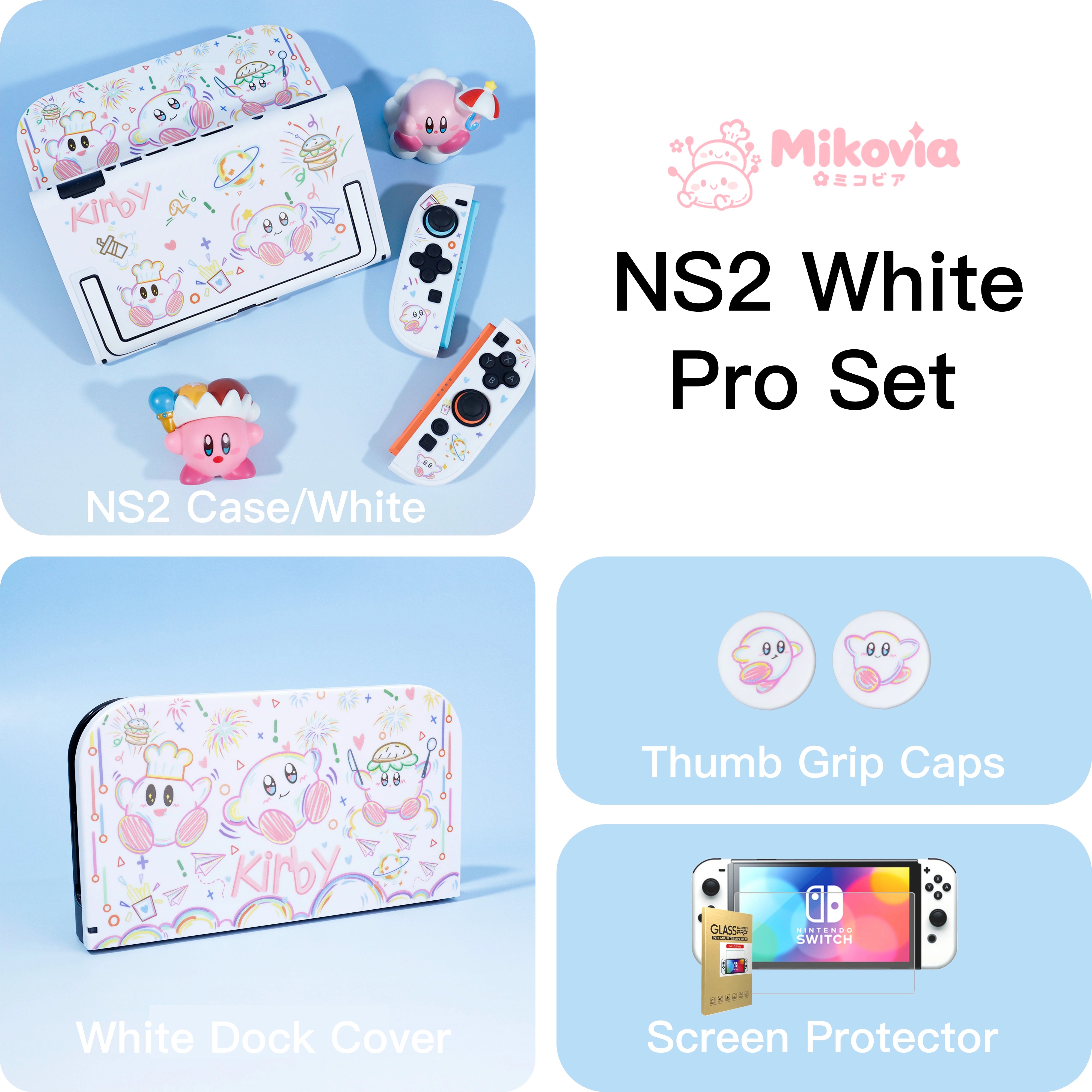 Cute Kirby Star Protective Case for Nintendo Switch2