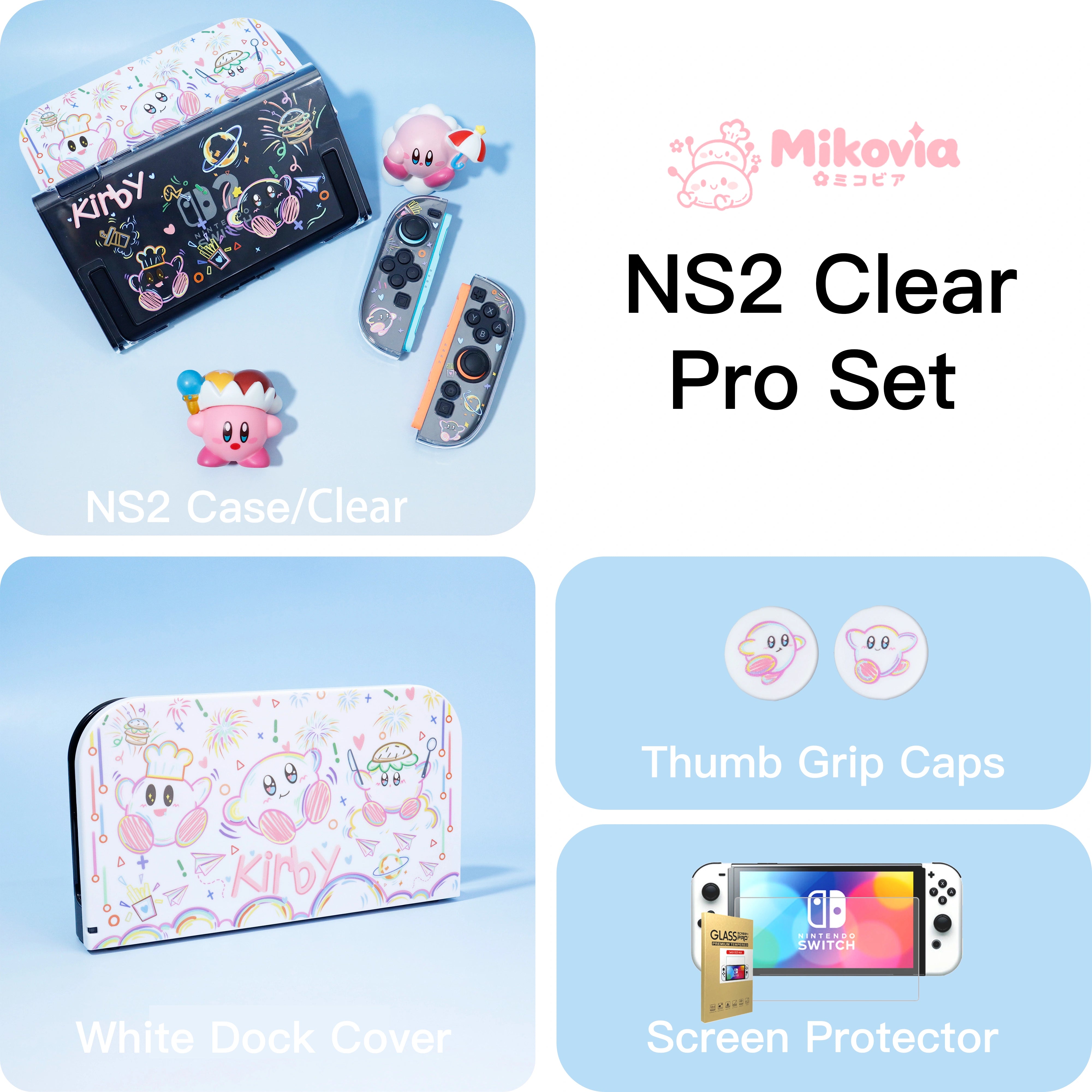 Cute Kirby Star Protective Case for Nintendo Switch2
