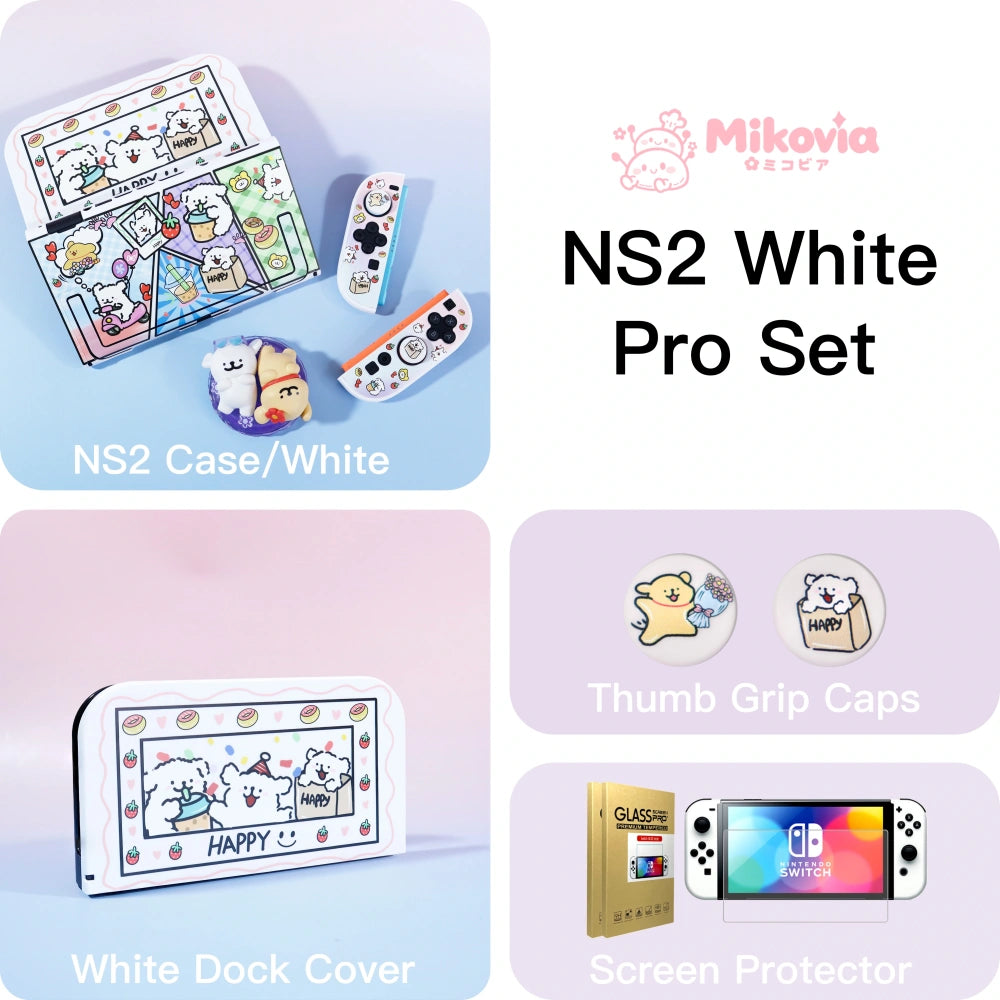 Gradient Line Puppy Protective Case for Nintendo Switch2