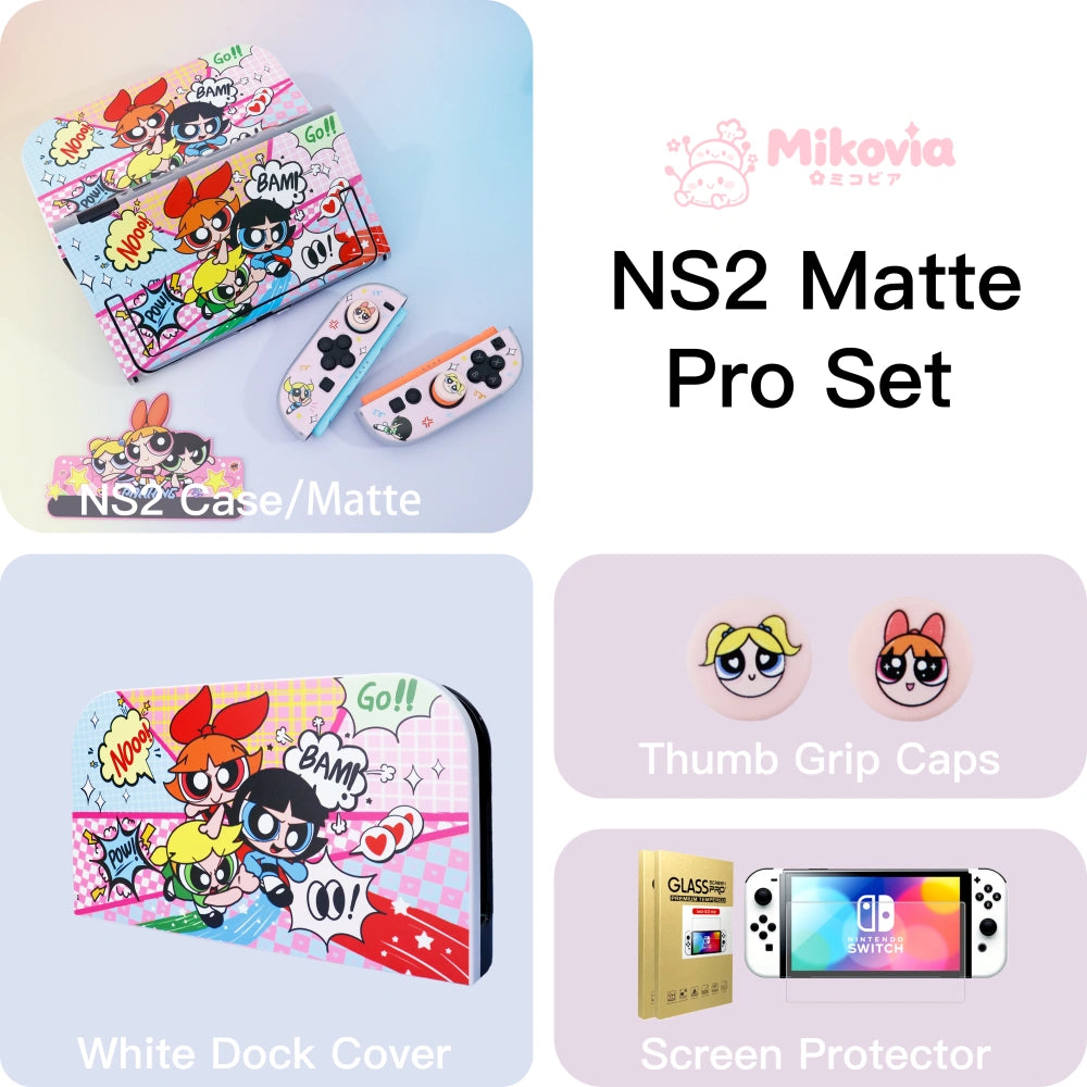Powerpuff Girls Protective Case for Nintendo Switch 2
