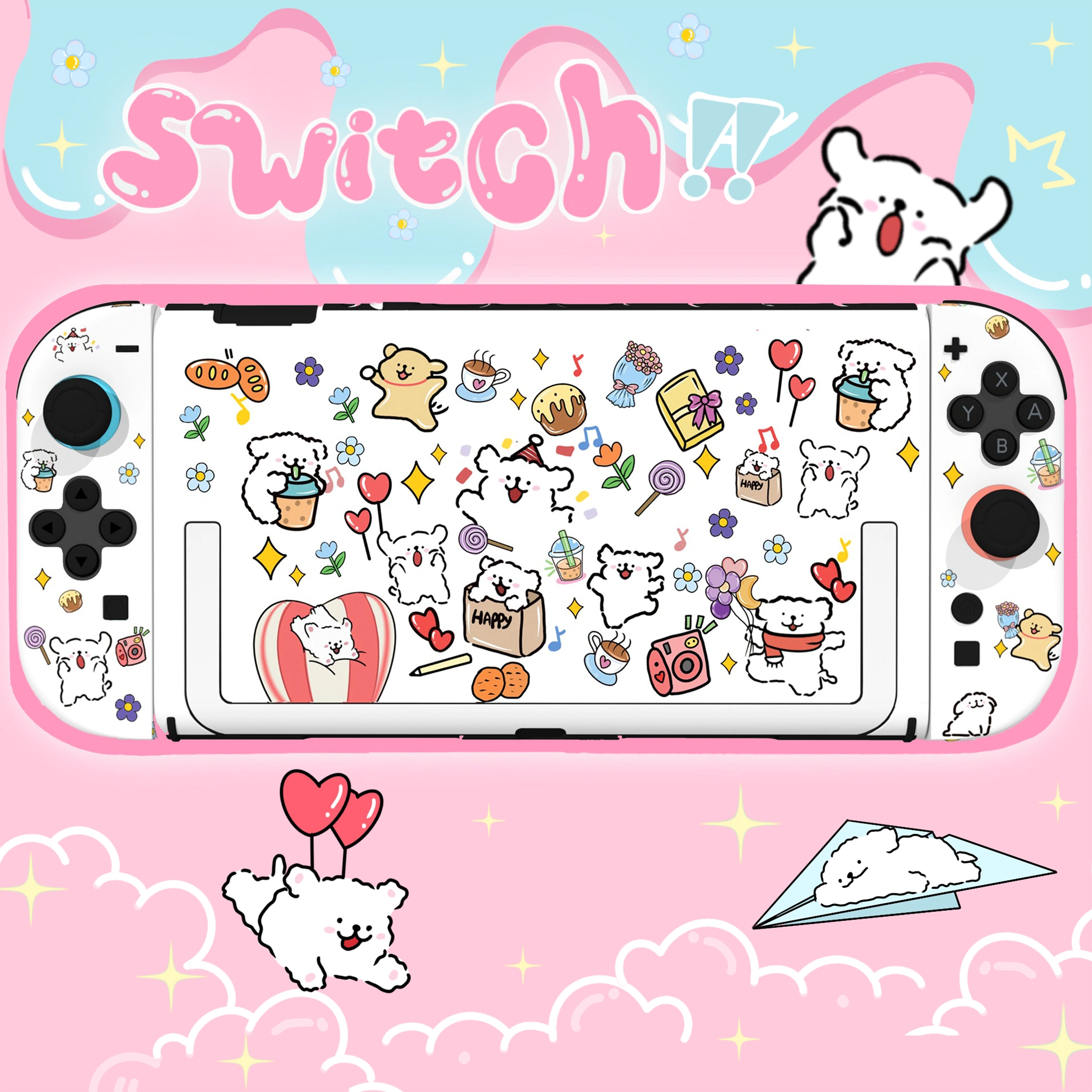 Line Puppy Protective Case for Nintendo Switch2