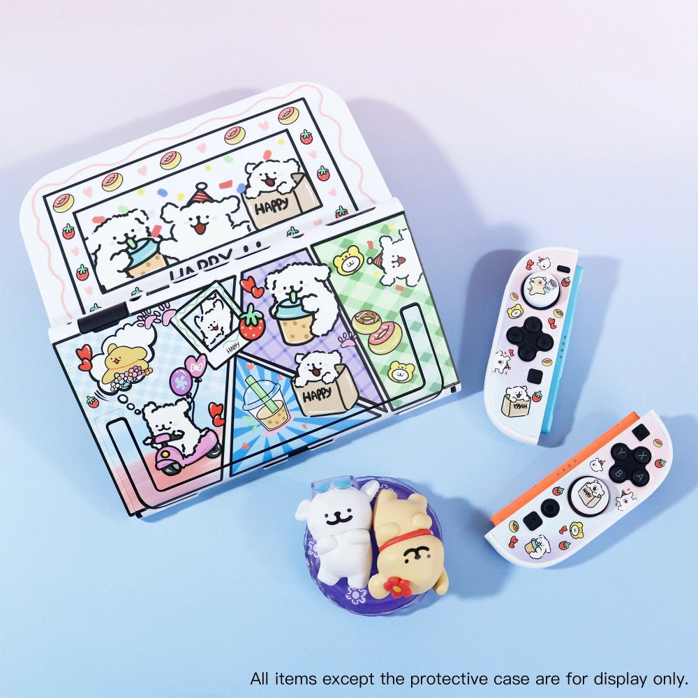 Gradient Line Puppy Protective Case for Nintendo Switch2