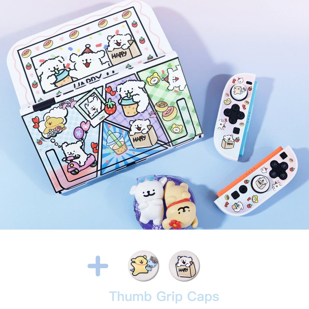 Gradient Line Puppy Protective Case for Nintendo Switch2