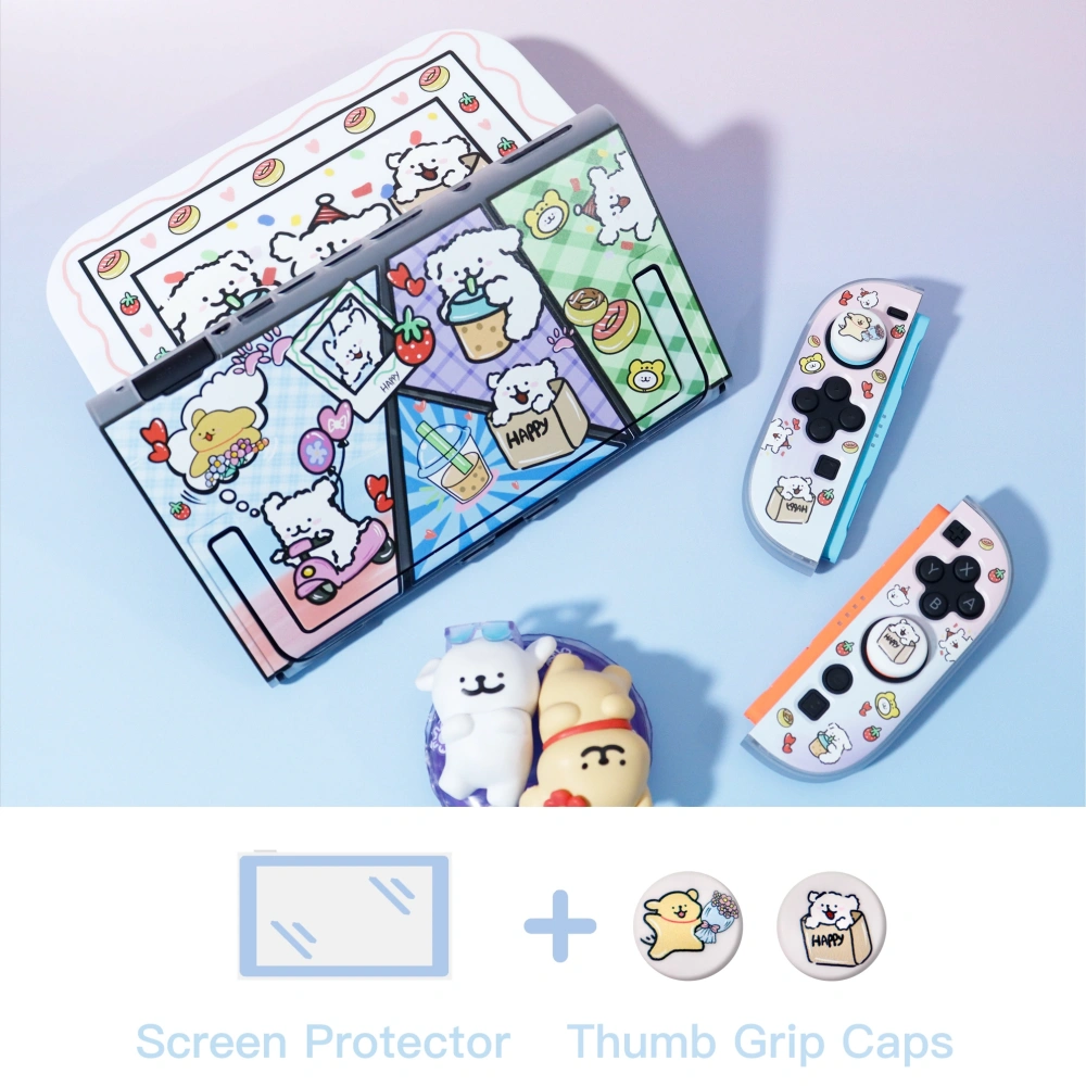 Gradient Line Puppy Protective Case for Nintendo Switch2
