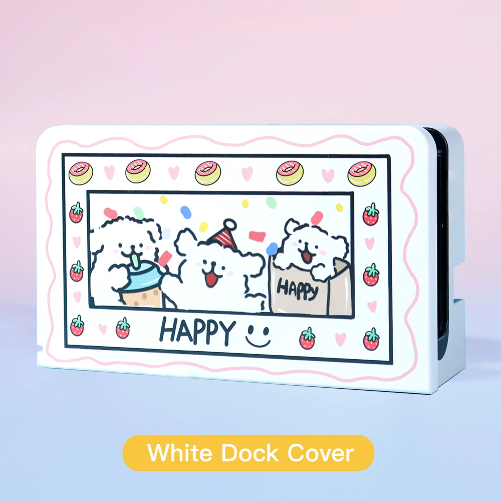 Gradient Line Puppy Dock Cover for Nintendo Switch OLED