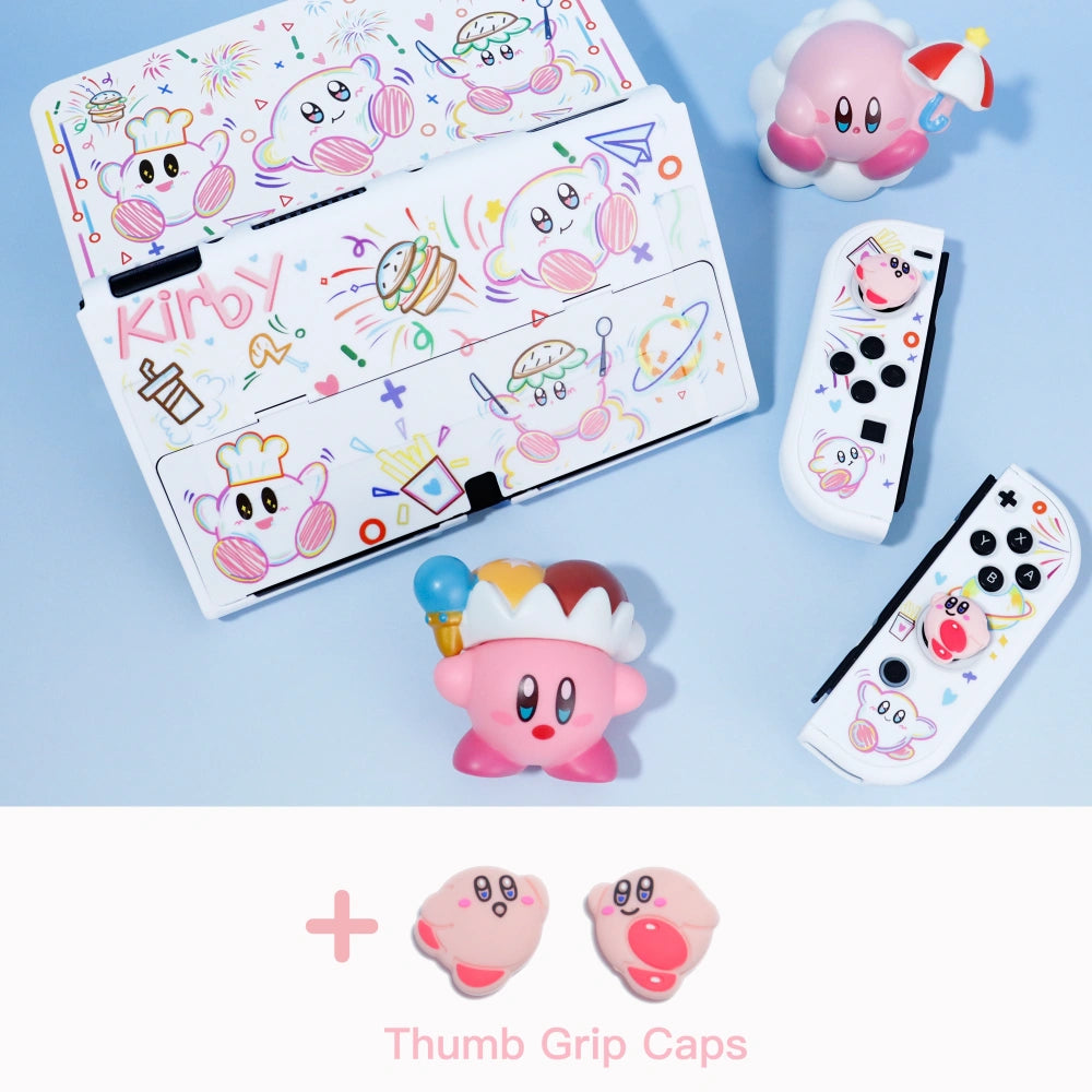 Cute Kirby Star Protective Case for Nintendo Switch OLED