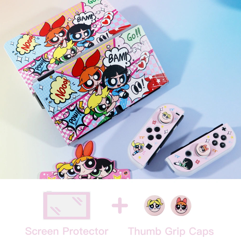 Powerpuff Girls Protective Case for Nintendo Switch OLED