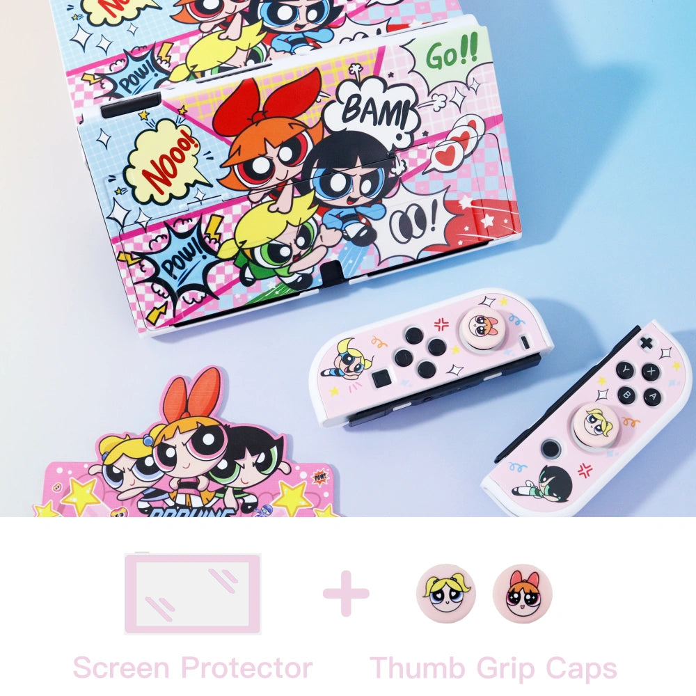 Powerpuff Girls Protective Case for Nintendo Switch OLED