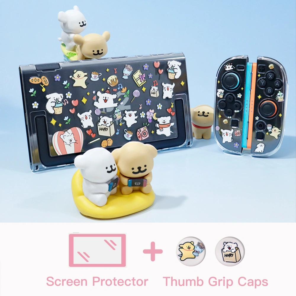 Line Puppy Protective Case for Nintendo Switch2