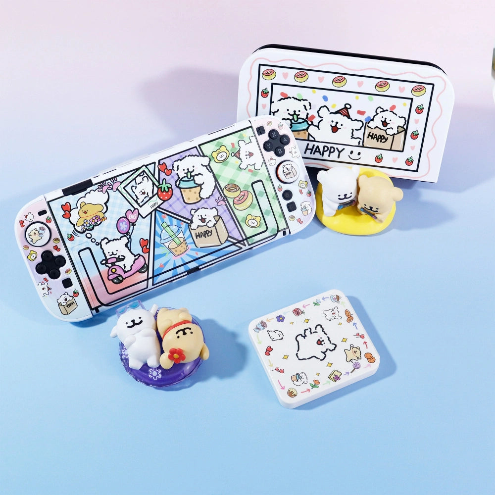 Gradient Line Puppy Protective Case for Nintendo Switch2