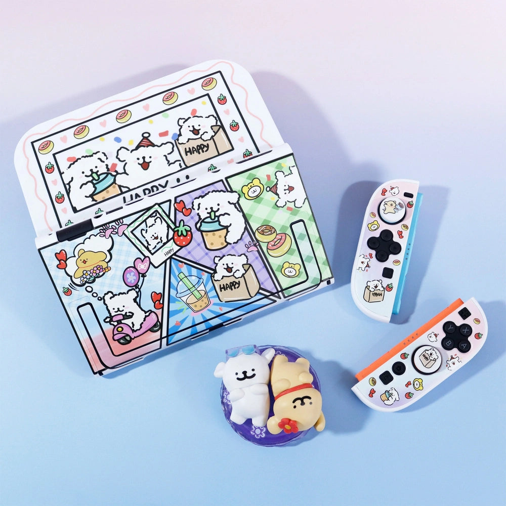 Gradient Line Puppy Protective Case for Nintendo Switch2