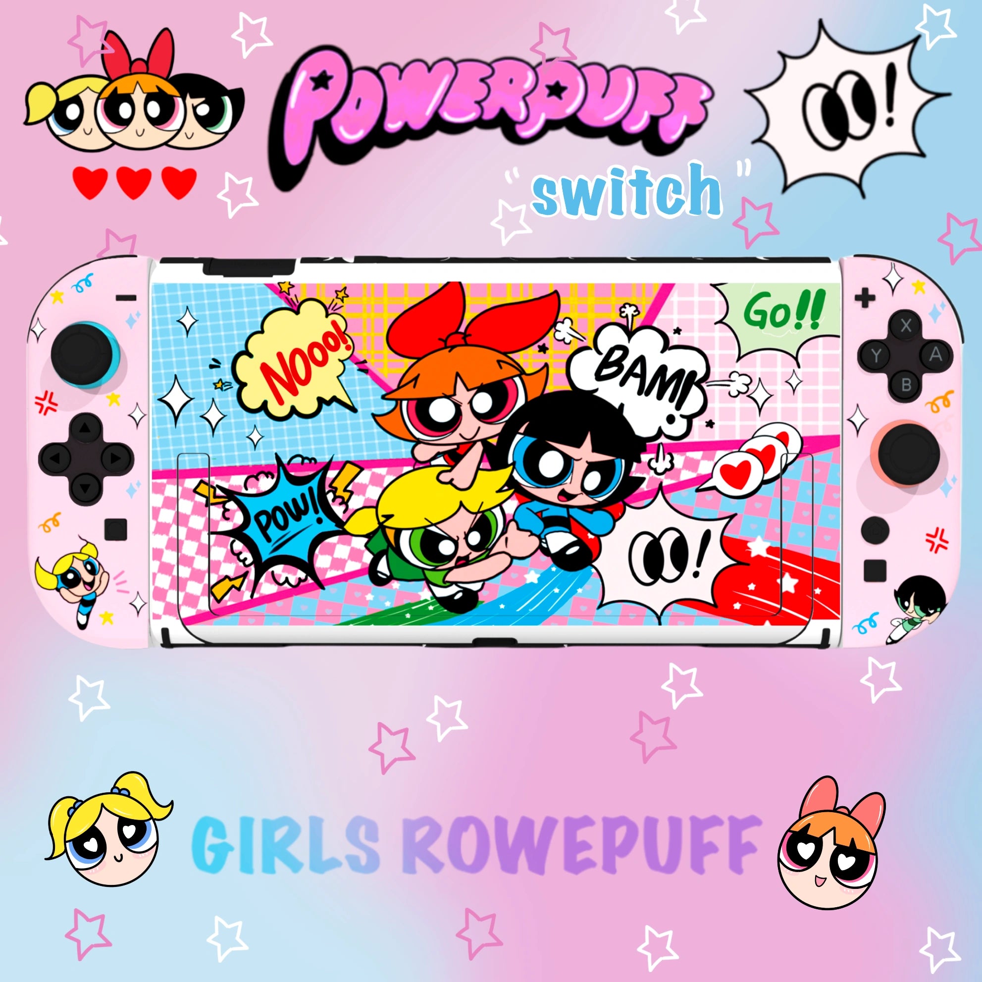 Powerpuff Girls Protective Case for Nintendo Switch 2