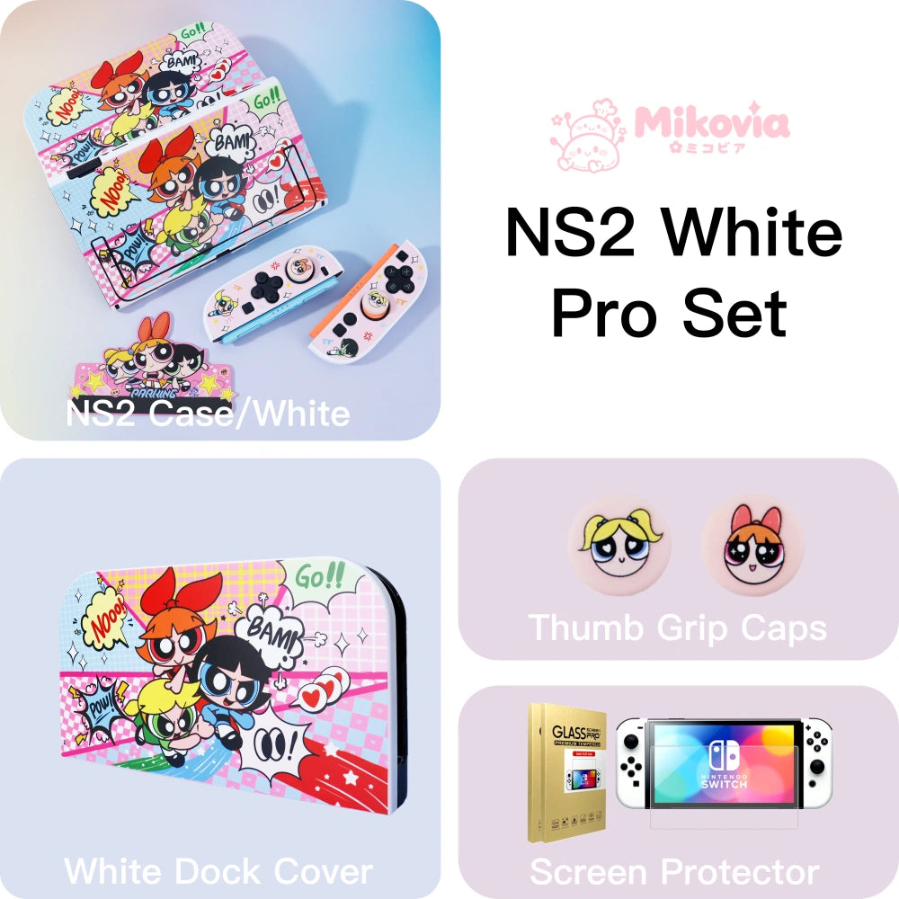 Powerpuff Girls Protective Case for Nintendo Switch 2