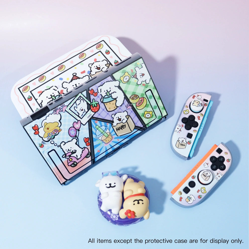 Gradient Line Puppy Protective Case for Nintendo Switch2