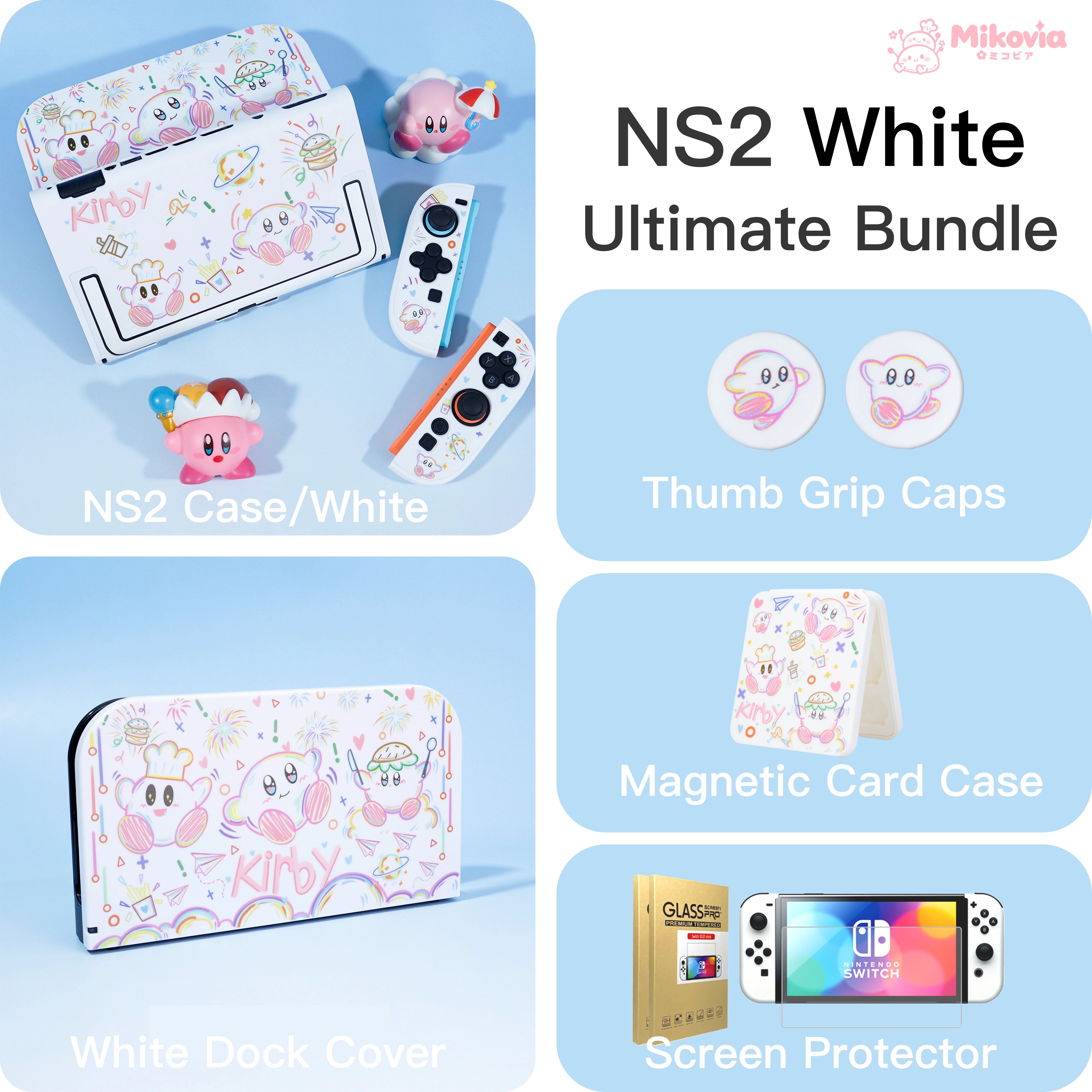 Cute Kirby Star Protective Case for Nintendo Switch2