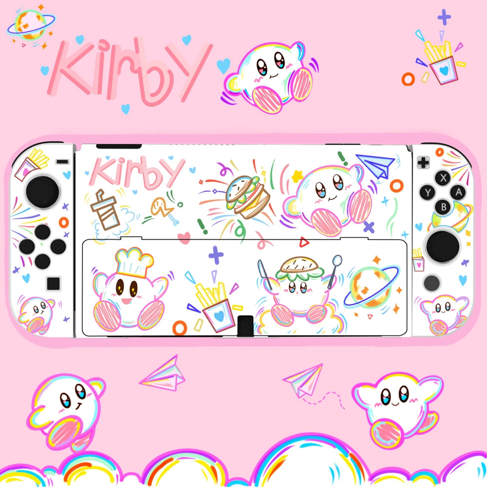 Cute Kirby Star Protective Case for Nintendo Switch OLED