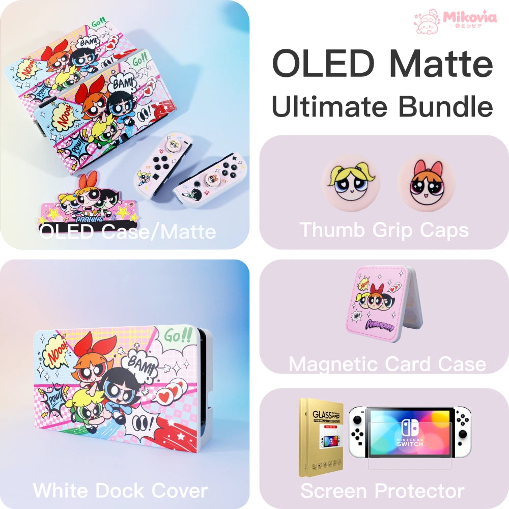 Powerpuff Girls Protective Case for Nintendo Switch OLED