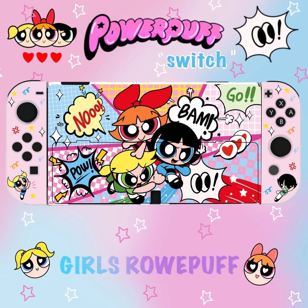 Powerpuff Girls Protective Case for Nintendo Switch OLED