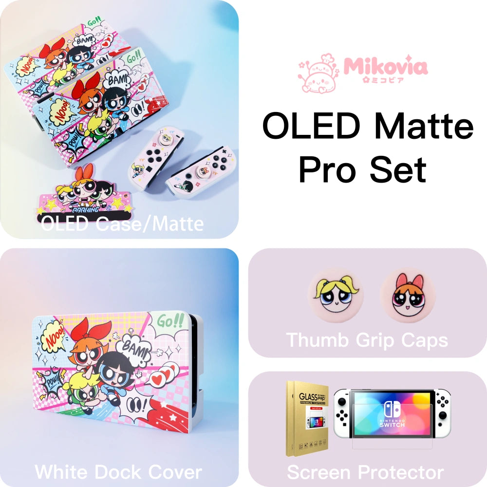Powerpuff Girls Protective Case for Nintendo Switch OLED