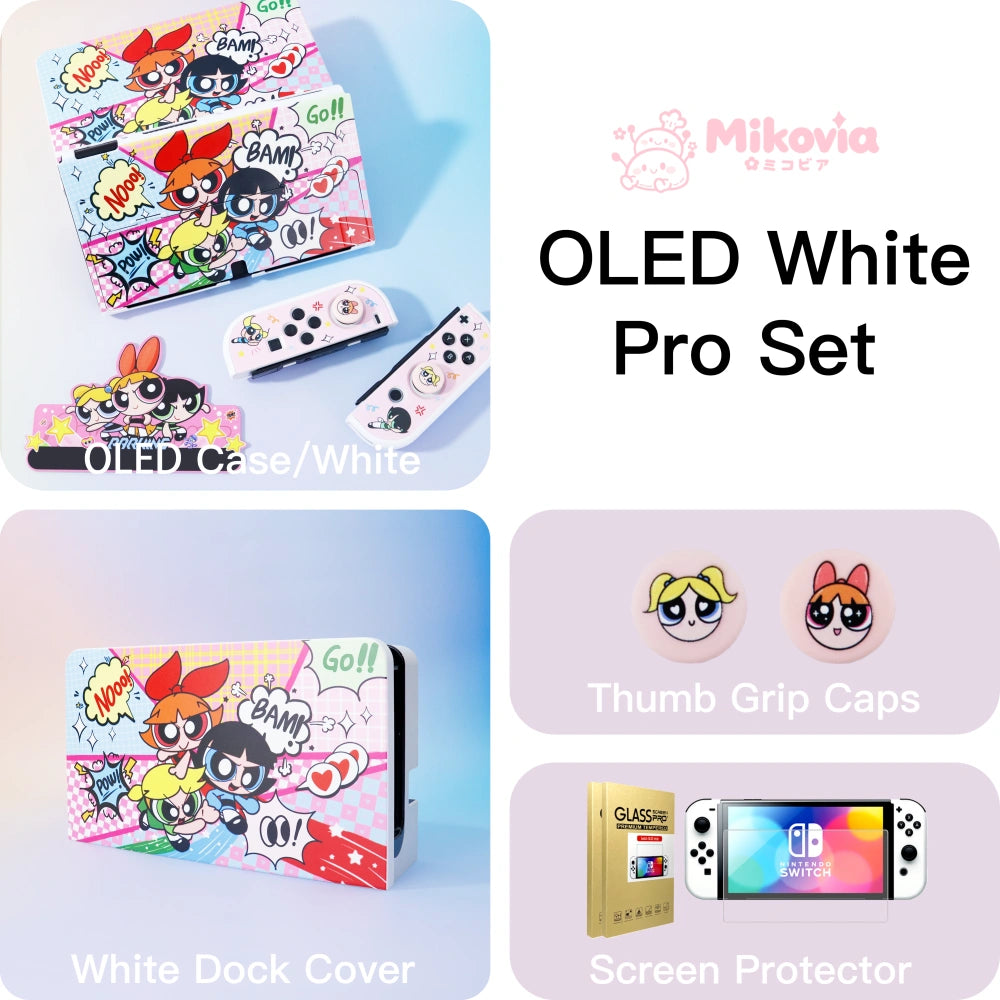 Powerpuff Girls Protective Case for Nintendo Switch OLED