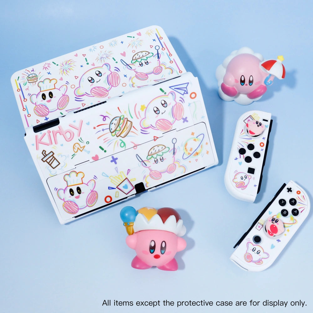 Cute Kirby Star Protective Case for Nintendo Switch OLED
